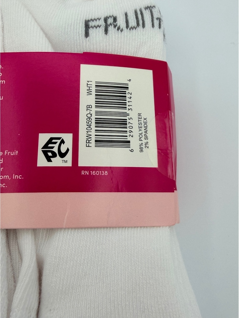 Fruit of the Loom All Day Comfort White Ankle Socks 6 Pack + 1 Free Pair, Shoe 4 - Picture 5 of 5